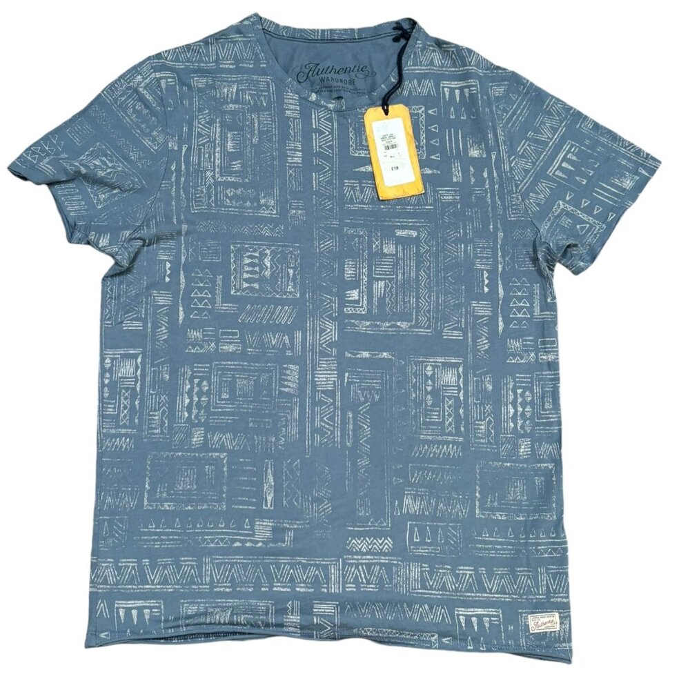 JACK and JONES BLue Slim Short Sleeve T-Shirt Size Large